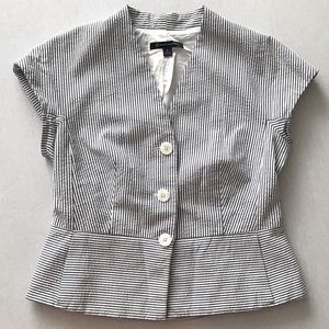 Brooks Brothers Seersucker Button up top (8)